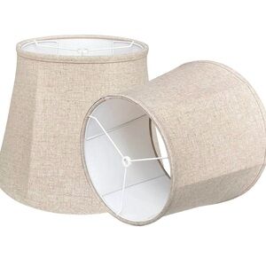 TOOTOO STAR - Collapsible Linen Lamp Shades (2)